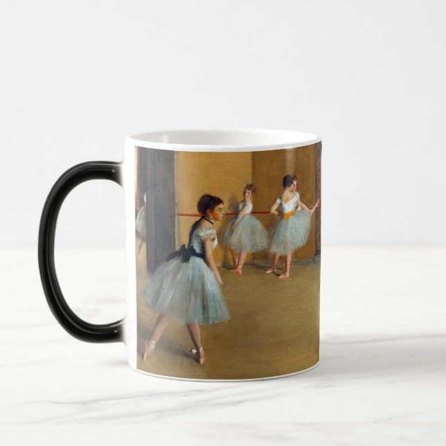 Edgar Degas The Dance Foyer at the Opera Magic Mug (Left)