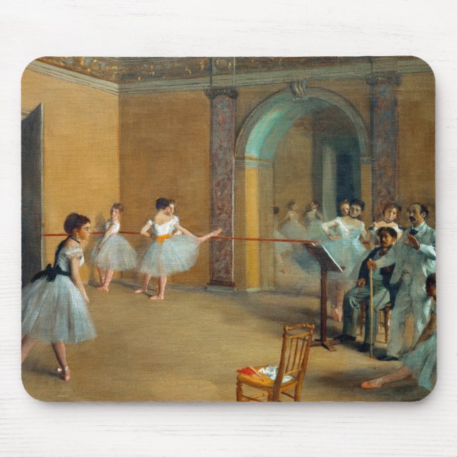 Edgar Degas The Dance Foyer at the Opera Mouse Mat (Front)