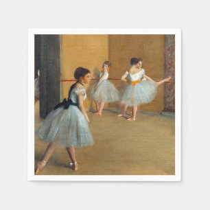 Edgar Degas The Dance Foyer at the Opera Napkin