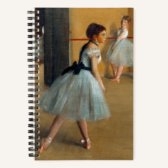 Edgar Degas The Dance Foyer at the Opera Notebook (Front)