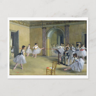 Edgar Degas   The Dance Foyer at the Opera Postcard