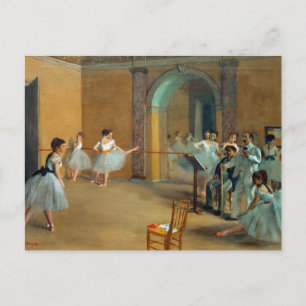 Edgar Degas The Dance Foyer at the Opera Postcard