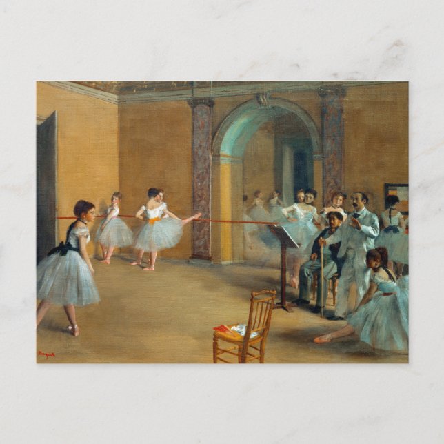 Edgar Degas The Dance Foyer at the Opera Postcard (Front)