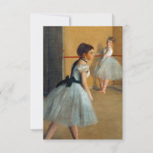 Edgar Degas The Dance Foyer at the Opera RSVP Card