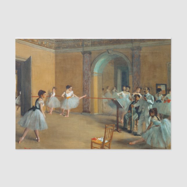 Edgar Degas The Dance Foyer at the Opera Tissue Paper (Front)