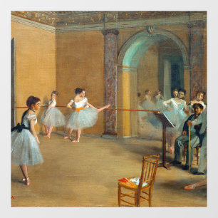 Edgar Degas The Dance Foyer at the Opera Window Cling