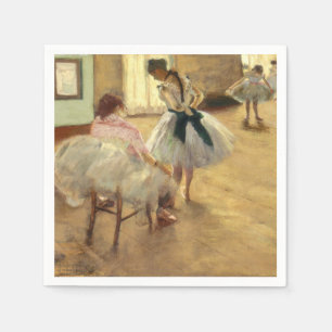 Edgar Degas The Dance Lesson Napkin