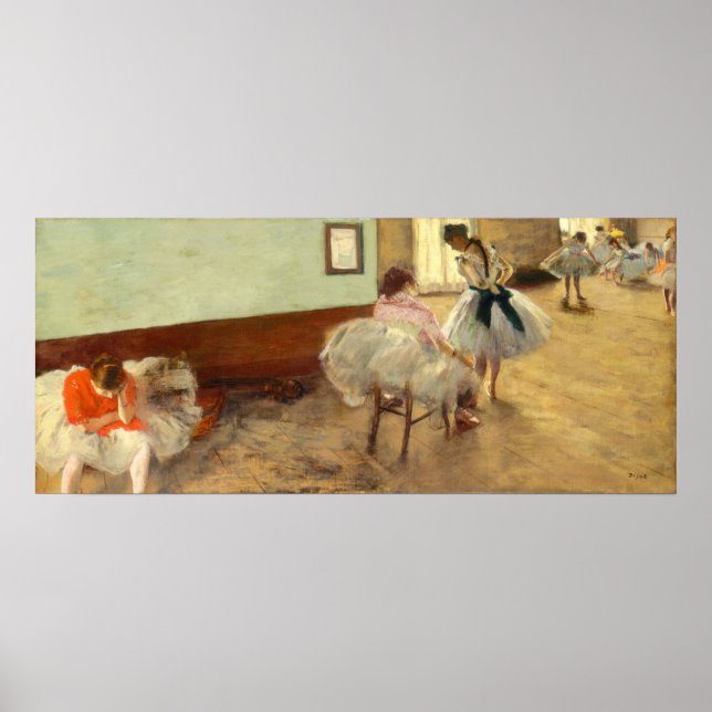 Edgar Degas The Dance Lesson Poster (Front)