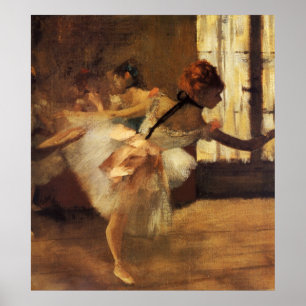 Edgar Degas The Dance Rehearsal Poster