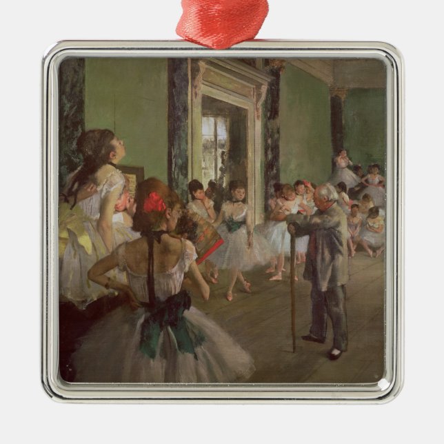 Edgar Degas | The Dancing Class, c.1873-76 Metal Tree Decoration (Front)