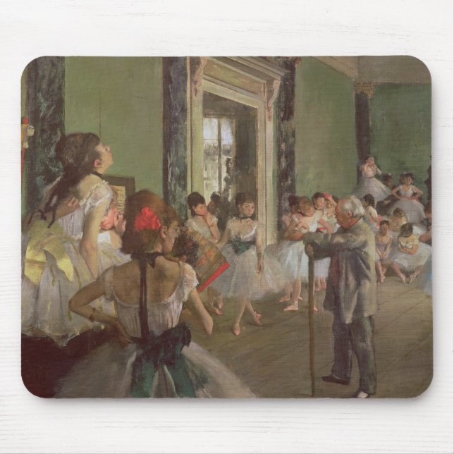 Edgar Degas | The Dancing Class, c.1873-76 Mouse Mat (Front)