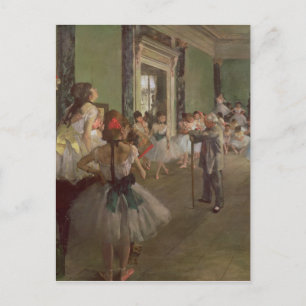 Edgar Degas   The Dancing Class, c.1873-76 Postcard