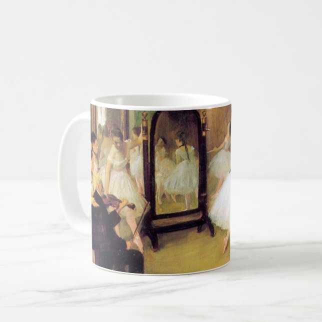 Edgar Degas | The Dancing Class Coffee Mug (Front Left)