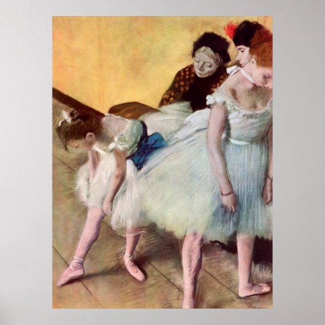 Edgar Degas The Dancing Class Poster (Front)