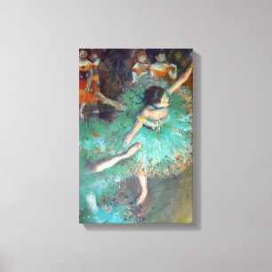 Edgar Degas - The Green Dancers - Ballet Dance Canvas Print