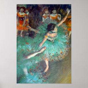 Edgar Degas - The Green Dancers - Ballet Dance Poster