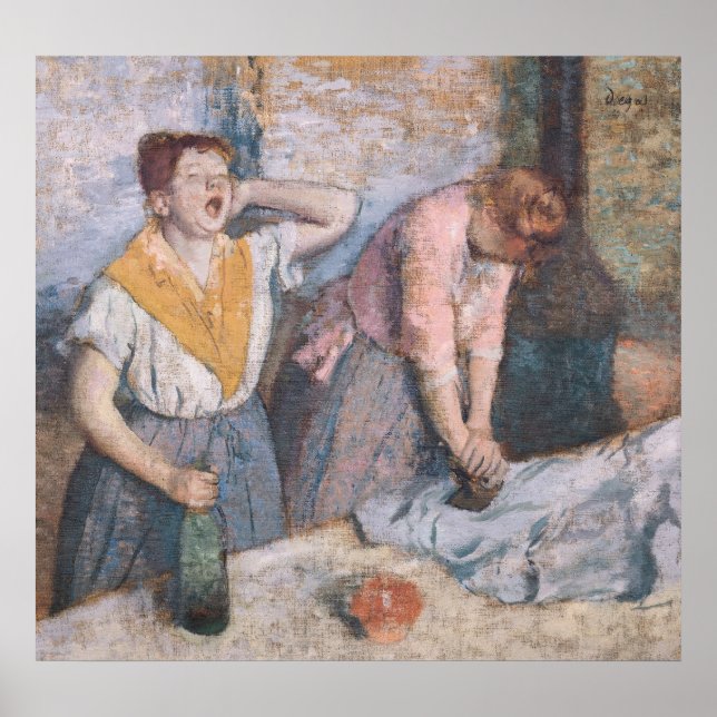 Edgar Degas | The Laundresses, c.1884 Poster (Front)