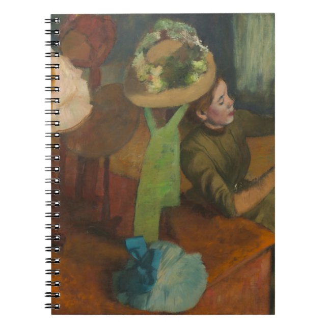  Edgar Degas  -The Millinery Shop c. 1879-86  Notebook (Front)