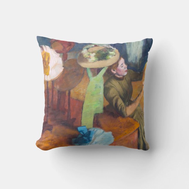 Edgar Degas - The Millinery Shop Cushion (Front)