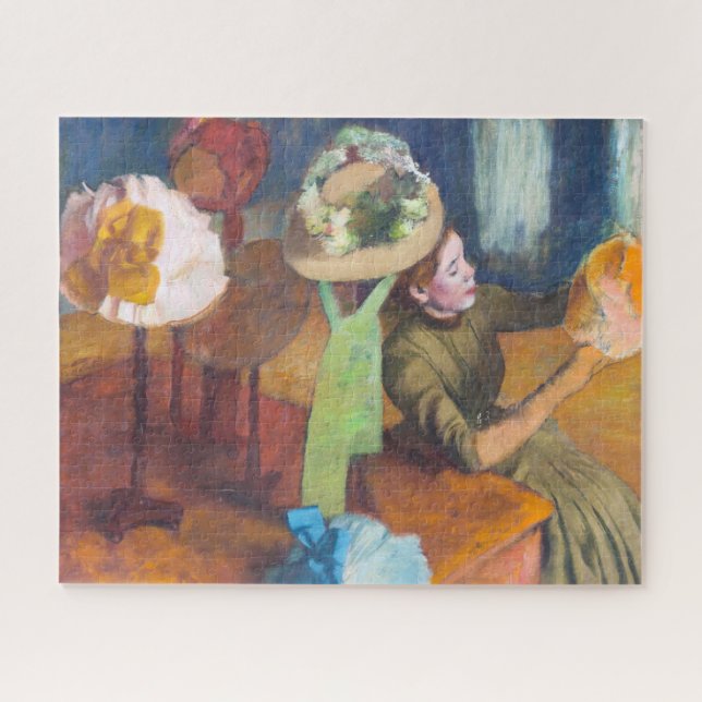 Edgar Degas - The Millinery Shop Jigsaw Puzzle (Horizontal)