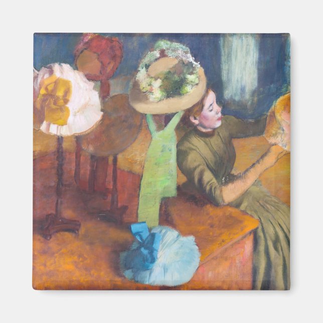 Edgar Degas - The Millinery Shop Magnet (Front)