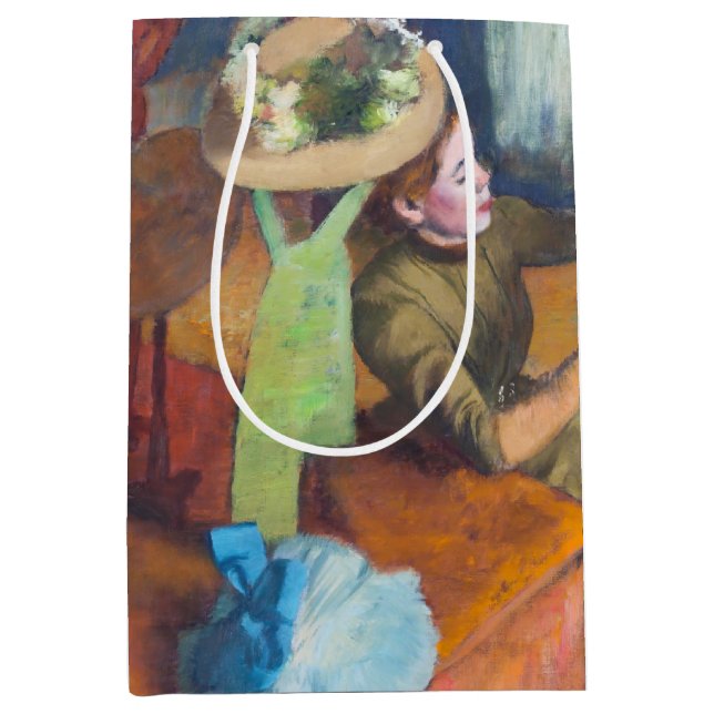 Edgar Degas - The Millinery Shop Medium Gift Bag (Front)