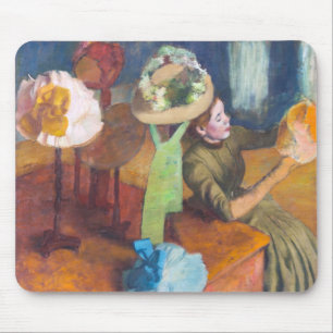 Edgar Degas - The Millinery Shop Mouse Mat