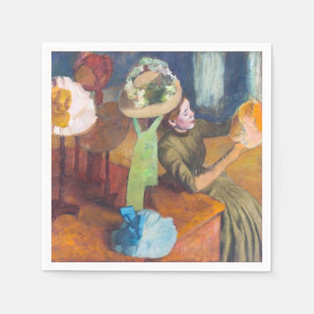 Edgar Degas - The Millinery Shop Napkin (Front)