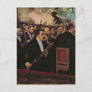 Edgar Degas The Opera Orchestra, c.1870 Postcard