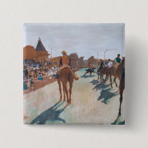Edgar Degas - The Parade 15 Cm Square Badge
