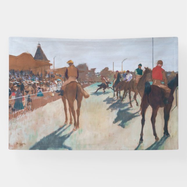 Edgar Degas - The Parade Banner (Horizontal)
