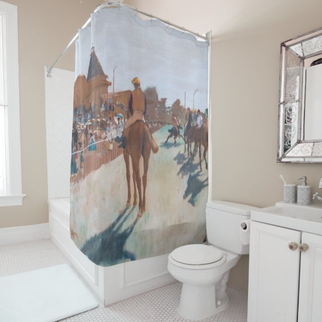 Edgar Degas - The Parade Shower Curtain (In Situ)