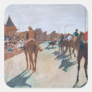 Edgar Degas - The Parade Square Sticker