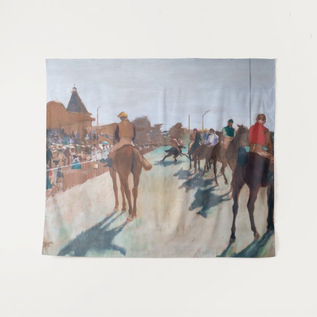 Edgar Degas - The Parade Tapestry (Front (Horizontal))
