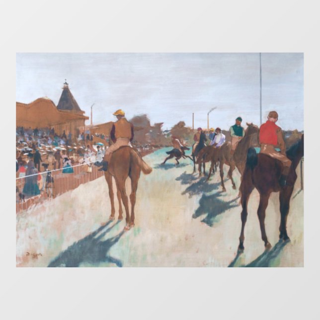 Edgar Degas - The Parade Window Cling (Sheet)