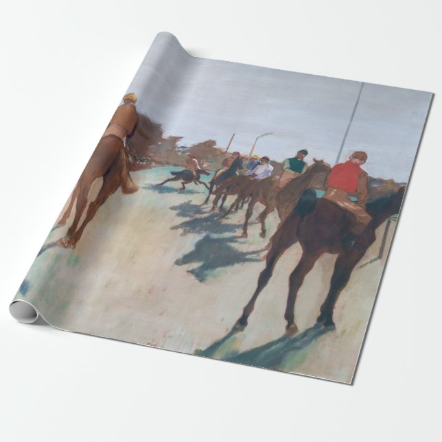 Edgar Degas - The Parade Wrapping Paper (Unrolled)
