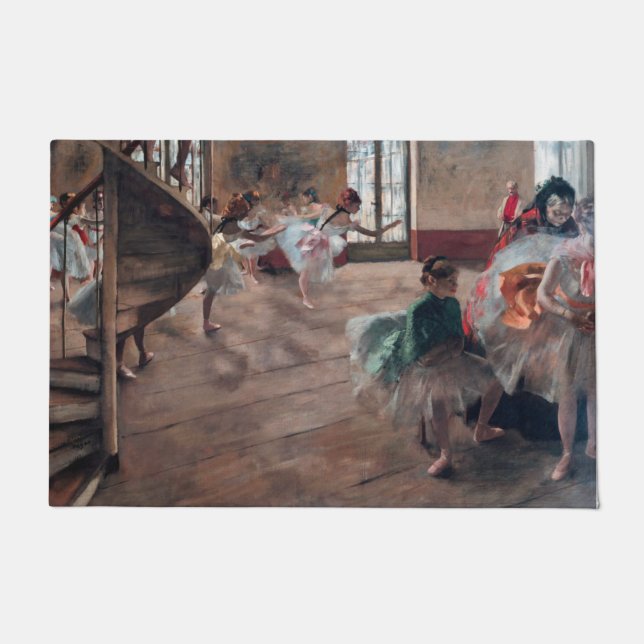 Edgar Degas - The Rehearsal Doormat (Front)