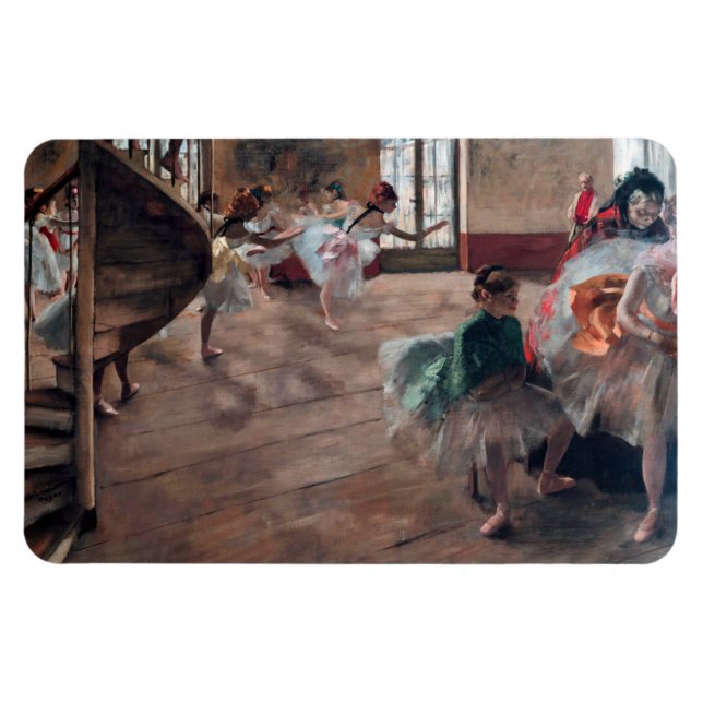 Edgar Degas - The Rehearsal Magnet (Horizontal)