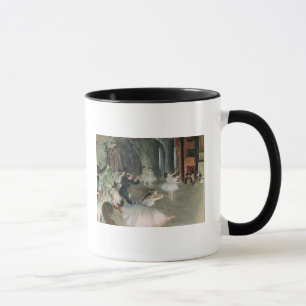 Edgar Degas   The Rehearsal of the Ballet on Stage Mug
