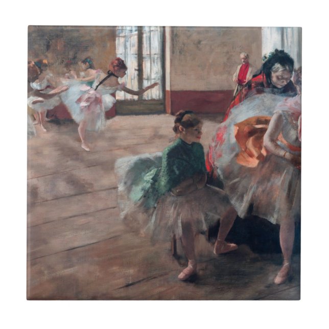 Edgar Degas - The Rehearsal Tile (Front)