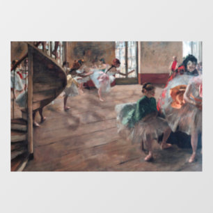 Edgar Degas - The Rehearsal Window Cling