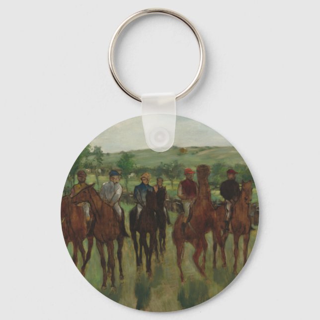 Edgar Degas | The Riders Key Ring (Front)