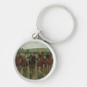 Edgar Degas   The Riders Key Ring