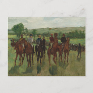 Edgar Degas The Riders Postcard