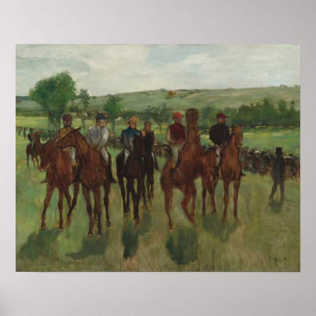 Edgar Degas | The Riders Poster (Front)