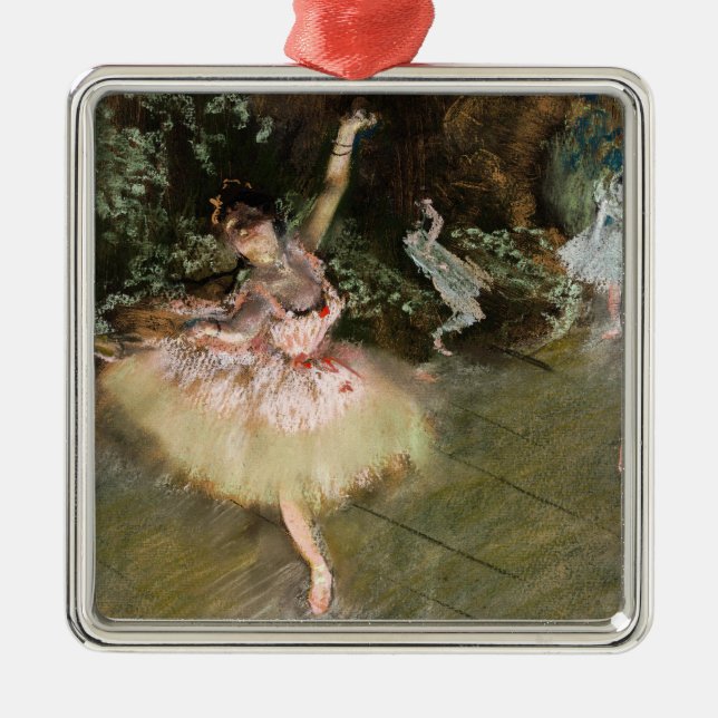 Edgar Degas - The Star 1878 Metal Tree Decoration (Front)