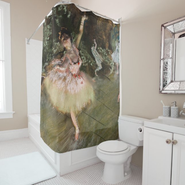 Edgar Degas - The Star 1878 Shower Curtain (In Situ)