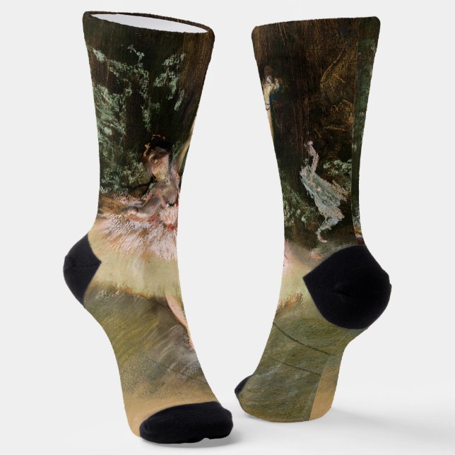 Edgar Degas - The Star 1878 Socks (Angled)