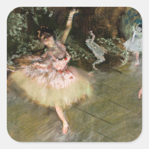 Edgar Degas - The Star 1878 Square Sticker