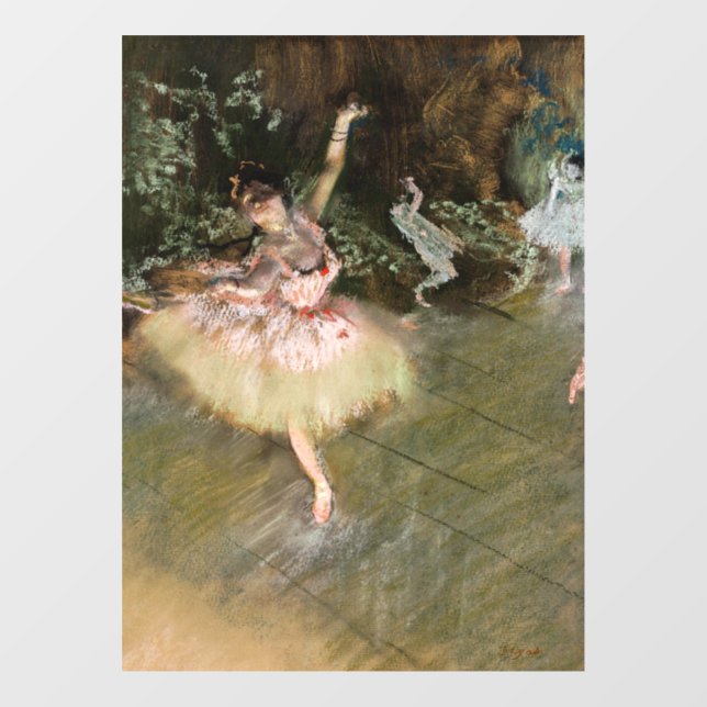 Edgar Degas - The Star 1878 Window Cling (Sheet)